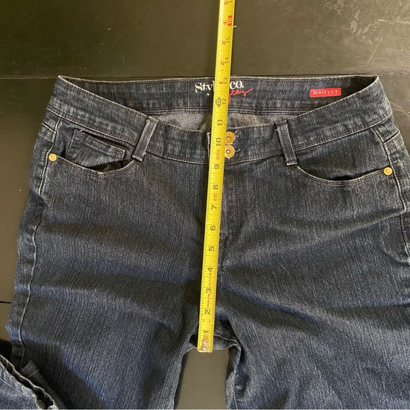 Style & Co Women’s Boot Cut Dark Wash Denim Jeans Size 12 - Picture 8 of 9